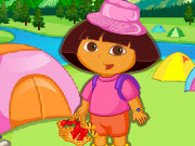play Dora Messy Camp