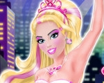 play Super Barbie Sparkling Makeup