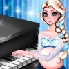 Play The Game Pregnant Elsa Piano Performance