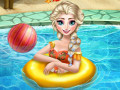 play Elsa Swimming Pool
