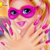 Enjoy Super Barbie Nails Design