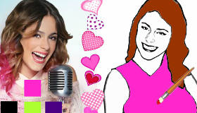 play Violetta Coloring