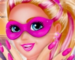 play Super Barbie Nails Design