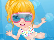 play Baby Barbie Swimming Accident