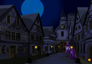 play Halloween Town Escape