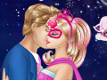 Barbie Superhero And Ken Kissing‏