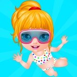 play Baby Barbie Swimming Accident