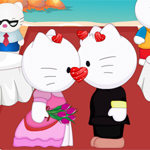 play Hello Kitty Wedding Kissing