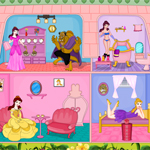 play Princess Belle Doll House Decor