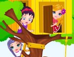 Baby Barbie Builds A Tree House