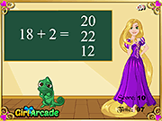play Rapunzel Math Exam
