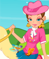 Princess Riding A Horse Dress Up Game