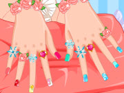 play Princess Anna Wedding Nails