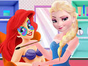 play Elsa Cosmetic Salon