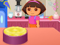 play Doras Cooking Mango Cheesecake