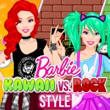Barbie Kawaii Vs Rock Style