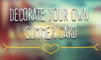 play Decorate Your Own Summer Card