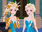 play Frozen Elsa Sled Accident