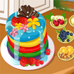 play Addicted To Dessert Rainbow Pancakes
