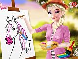 Elsa Drawing Teacher