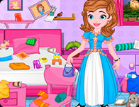 play Princess Sofia Messy Bedroom Cleaning