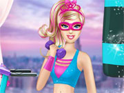 play Barbie Superhero Gym
