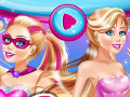 play Barbie Superhero Vs Princess