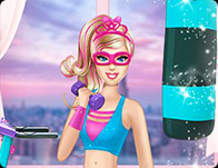 play Barbie Superhero Gym Workout