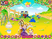 play Baby Rapunzel Garden Decoration