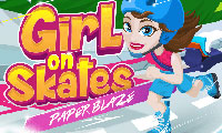 play Girl On Skates: Paper Blaze