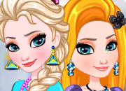 Elsa And Rapunzel Matching Outfits