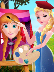 Elsa Painting Anna