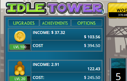 Idle Tower Html5