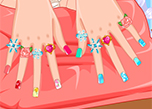 Princess Anna Wedding Nails