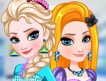 Elsa And Rapunzel Matching Outfits