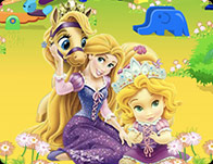 play Baby Rapunzel Garden Decoration