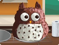 play Sara'S Cooking Class Owl Cake