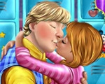 play Anna And Kristoff Sweet Kissing