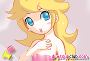 play Princess Peach Dressup