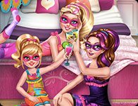 Super Barbie Pyjama Party Game
