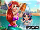 play Ariel Baby Wash