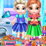 Frozen Sisters Washing Toys