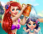 play Ariel Baby Wash