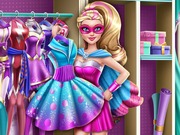 play Super Barbie Closet Kissing