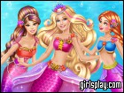 play Barbie Mermaid Coronation