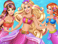 play Barbie Mermaid Coronation