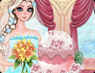 play Elsa Wedding Cake