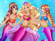 play Barbie Mermaid Coronation