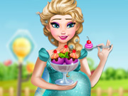 play Pregnant Elsa Ice Cream Cravings