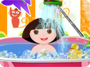play Dora Baby Bath